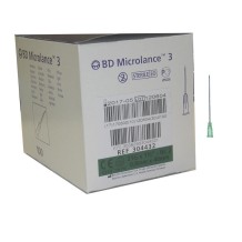 aguja hipodermica 21g 112 08mmx40mm verde bd microlance 