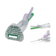 aguja de seguridad 21g 1 08mmx25mm camara visual campana s