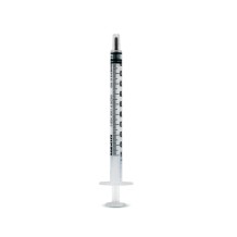 jeringa 3 cuerpos tuberculina 1ml sin aguja cono luer 25g 0