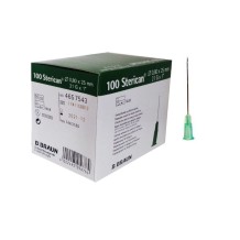 aguja hipodermica 21g 1 08mmx25mm verde braun sterican pa