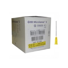 aguja hipodermica 20g 112 09mmx40mm amarilla bd microlan