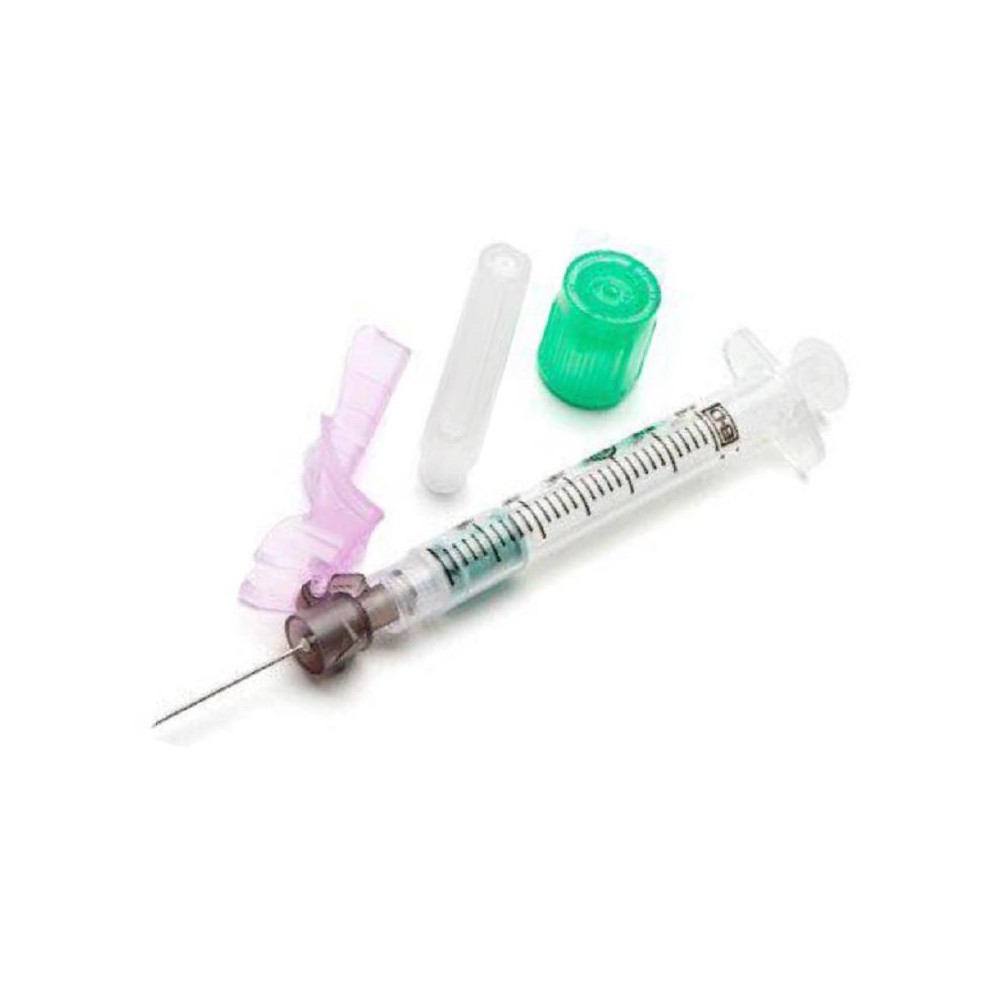 jeringa 3 cuerpos extraccion sangre arterial con heparina 3m