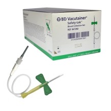 palomilla vacutainer 21g 08mmx19mm verde adaptador luer tub