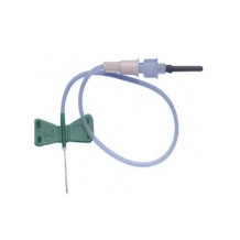 palomilla vacutainer 21g 08mmx19mm verde adaptador luer tub