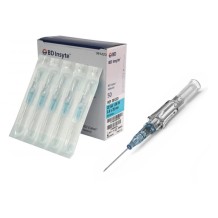 cateter iv periferico recto 22g 1 09x25mm azul insyte bd 