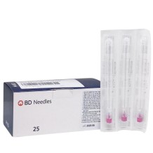 aguja espinal punta quincke 18g 3 12 12mmx90mm rosa bd p