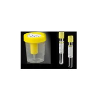 kitconjunto esteril para recogida de orina con frasco y tub