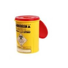 contenedor residuos biologicos agujas amarillo envase 15 l