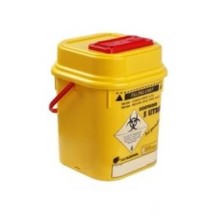 contenedor residuos biologicos agujas amarillo 3 gen enva