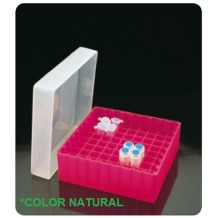 gradilla pp ctapa 133x133x45 mm capacidad 81 microtubosdia