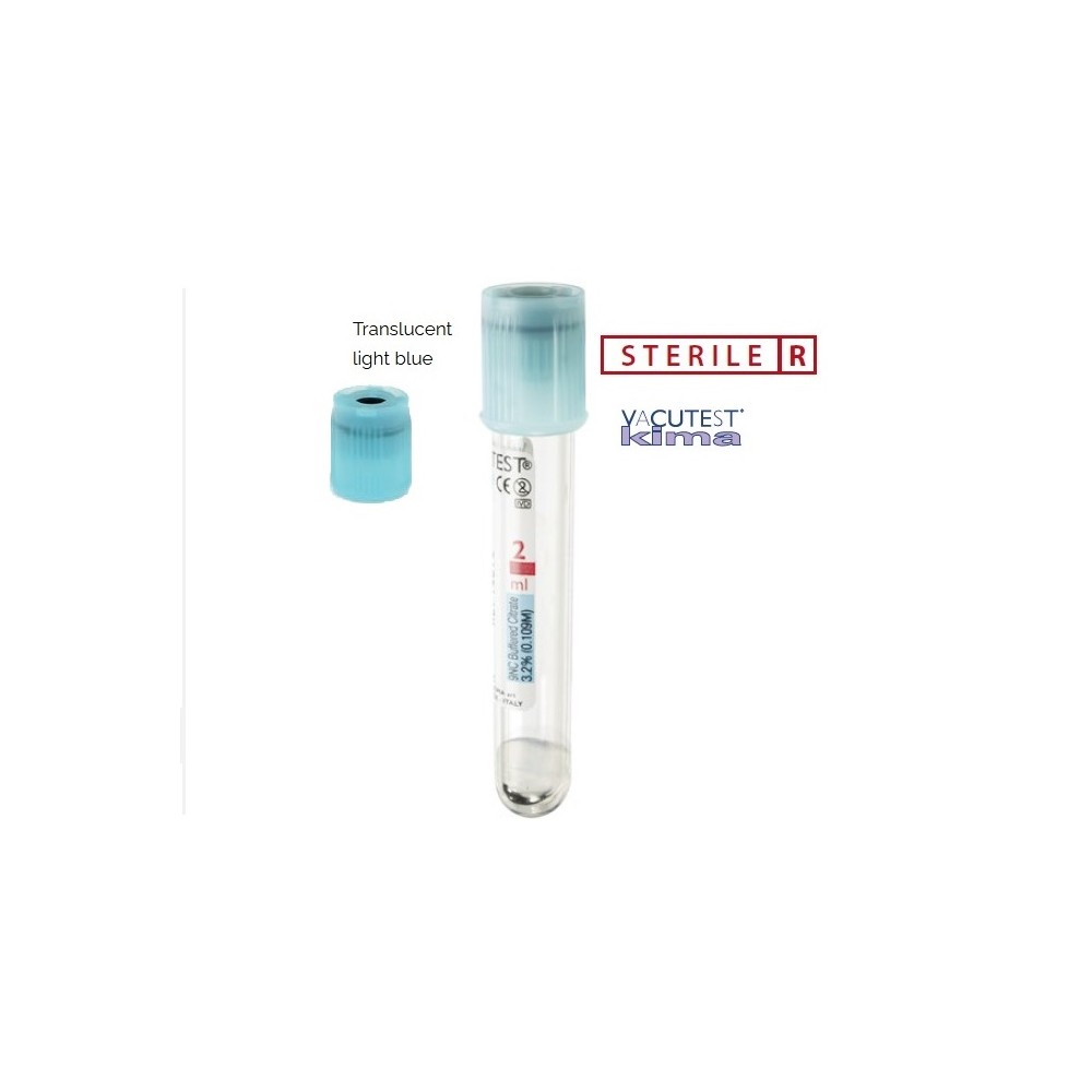 tubo de vacio pet 2ml 13x75mm citrato sodico 32 tapon azul