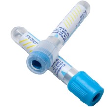 tubo coagulacion 13x75mm 27ml citrato na 38 petpp azul c