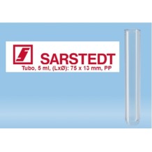 tubo 13x75 polipropileno transparente 5ml paq 2000uds 4x50