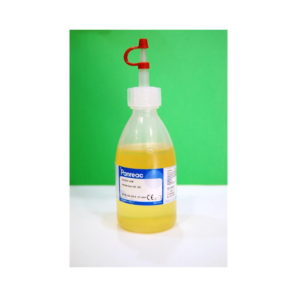 aceite inmersion dc p micr panreac  envase 100 ml