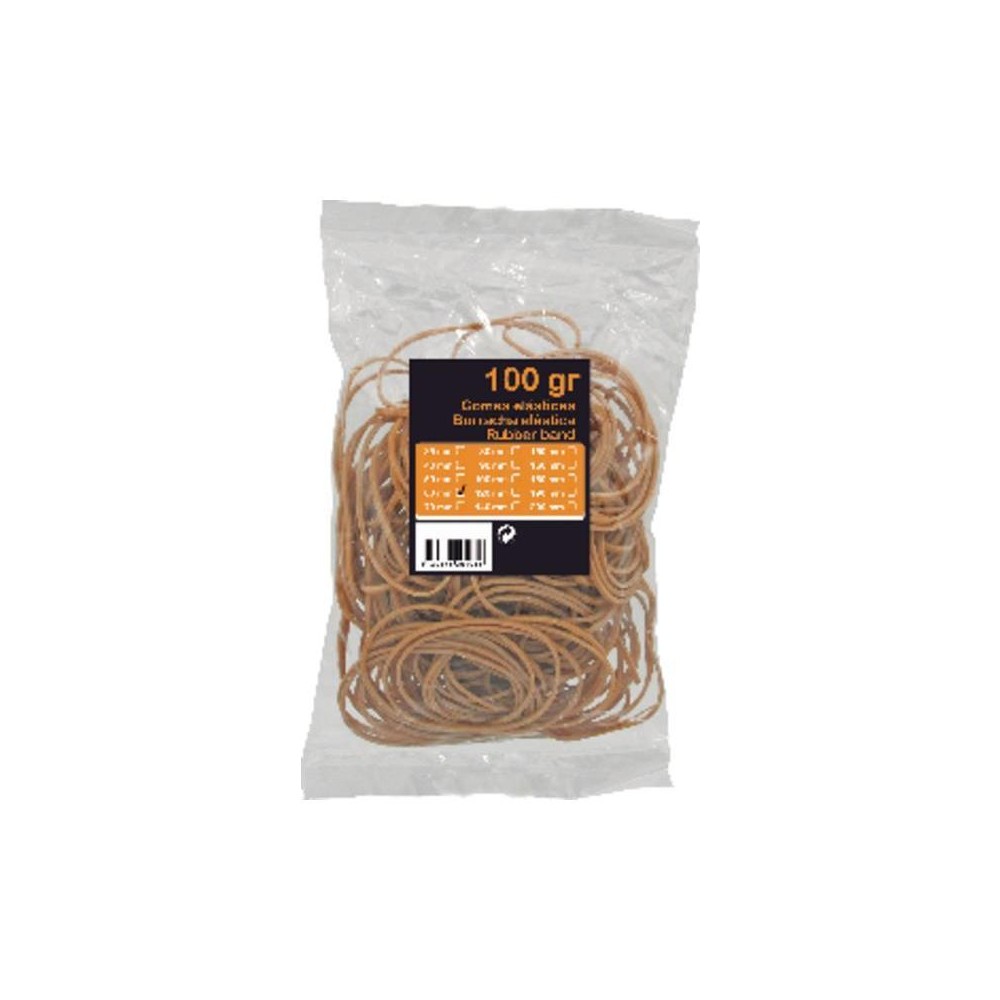 gomas elasticas de 8 cm snm bolsa 100 gramos