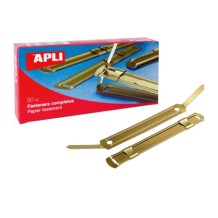 mecanismos para encuadernar fastener dorado paq 50 uds