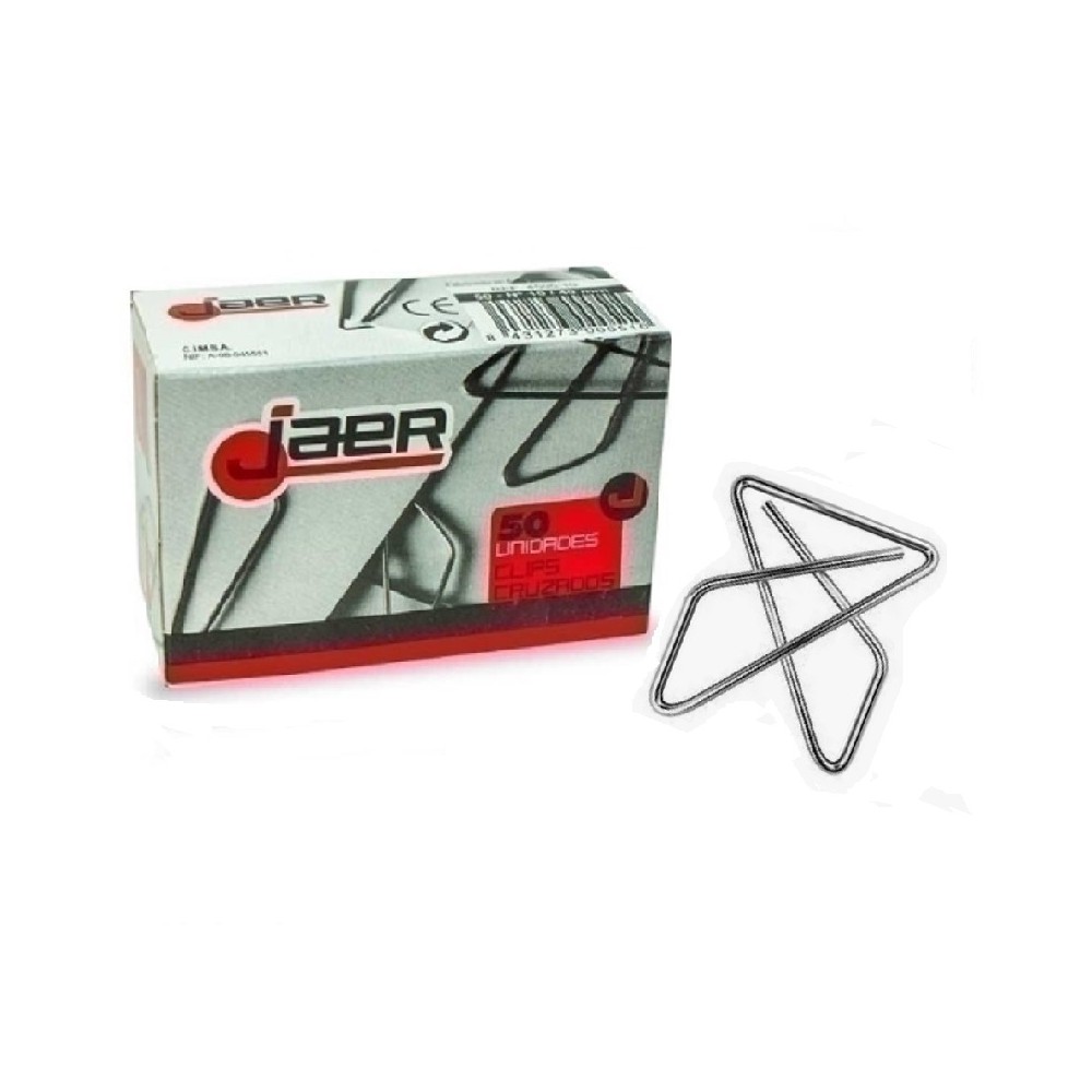 clips mariposa galvanizado n20 60 mm jaer paq 25 uds