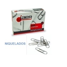 clips labiado niquelado n2 32 mm jaer paq 100 uds