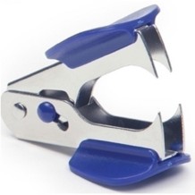 extraegrapas  quitagrapas tipo pinza con bloqueo azul rapes