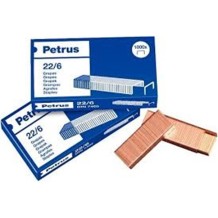 grapas 226 cobreada petrus caja 1000 uds