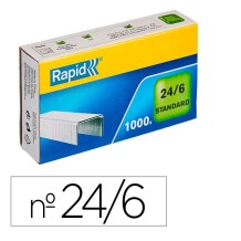grapas 246 galvanizada rapid standard caja 1000 uds