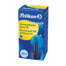tinta para tampon sellar pelikan 4k 28ml azul unidad