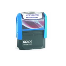 sello automatico aptitudes para las empresas tinta azul