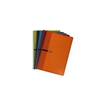 cuaderno enri tamano f liso tapa dura espiral lateral 80 ho