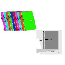 cuaderno miquielrius tamano a6 cuadricula 4x4 espiral latera