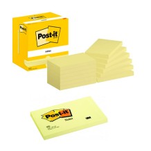 notas adhesivas amarillas 127x76mm 100h postit sin plastif