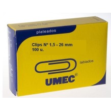 clip labiado galvanizado n15 32 mm umec paq 100 uds