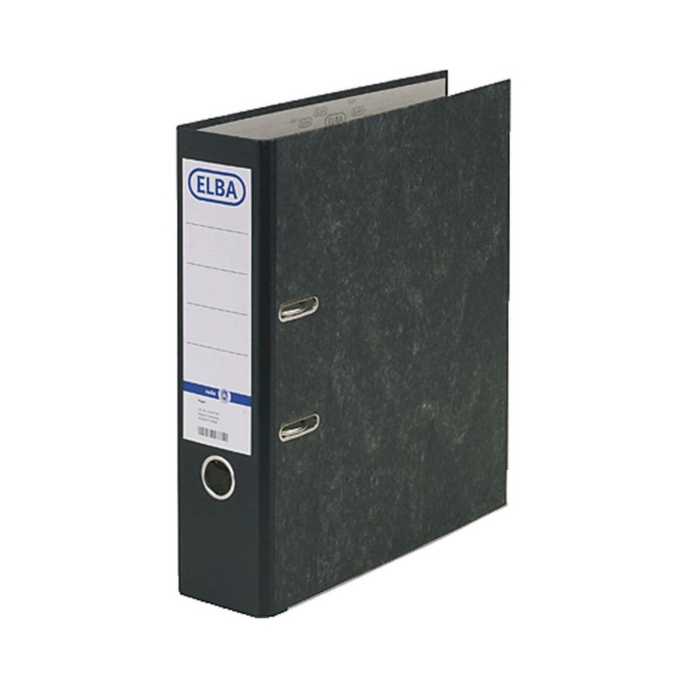 archivador a4 palanca y rado 2 anillas lomo 75mm jaspeado