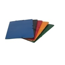 carpeta de carton con gomas y solapas f negra mariola unid