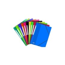 carpeta de gomas y solapas elba pp opaco school life a4 colo