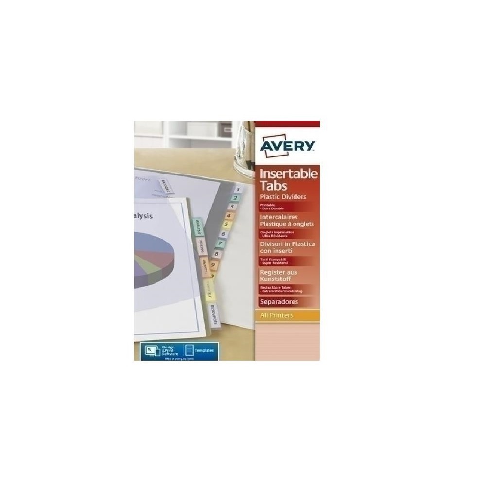 separadores pp translucido a4 6 pestanas con bolsillo perso