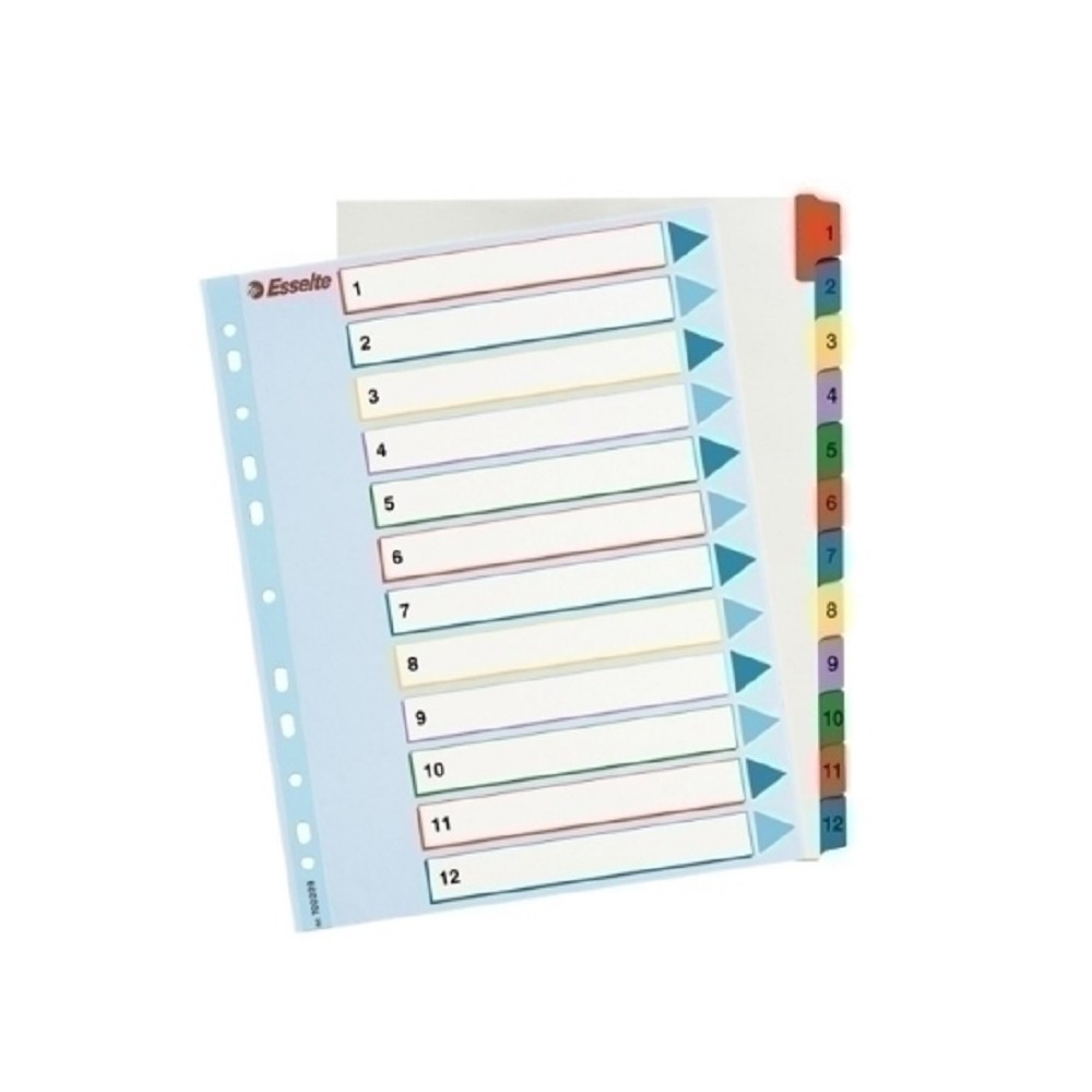 separadores reutilizables para fundas multitaladro esselte 