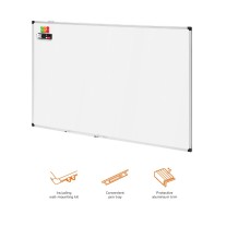 pizarra blanca magnetica 100x150cmmarco de aluminioparedb