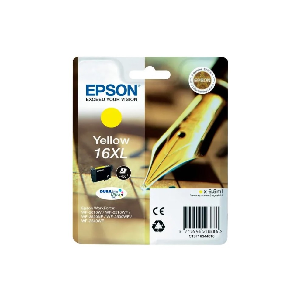 cartucho de tinta epson 16 xl amarillo