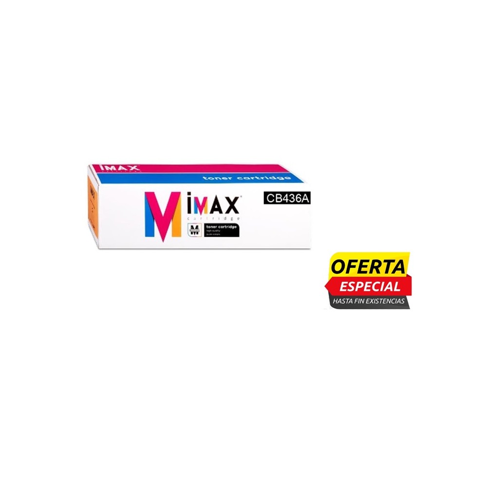 toner imax compatible hp cb436a unidad