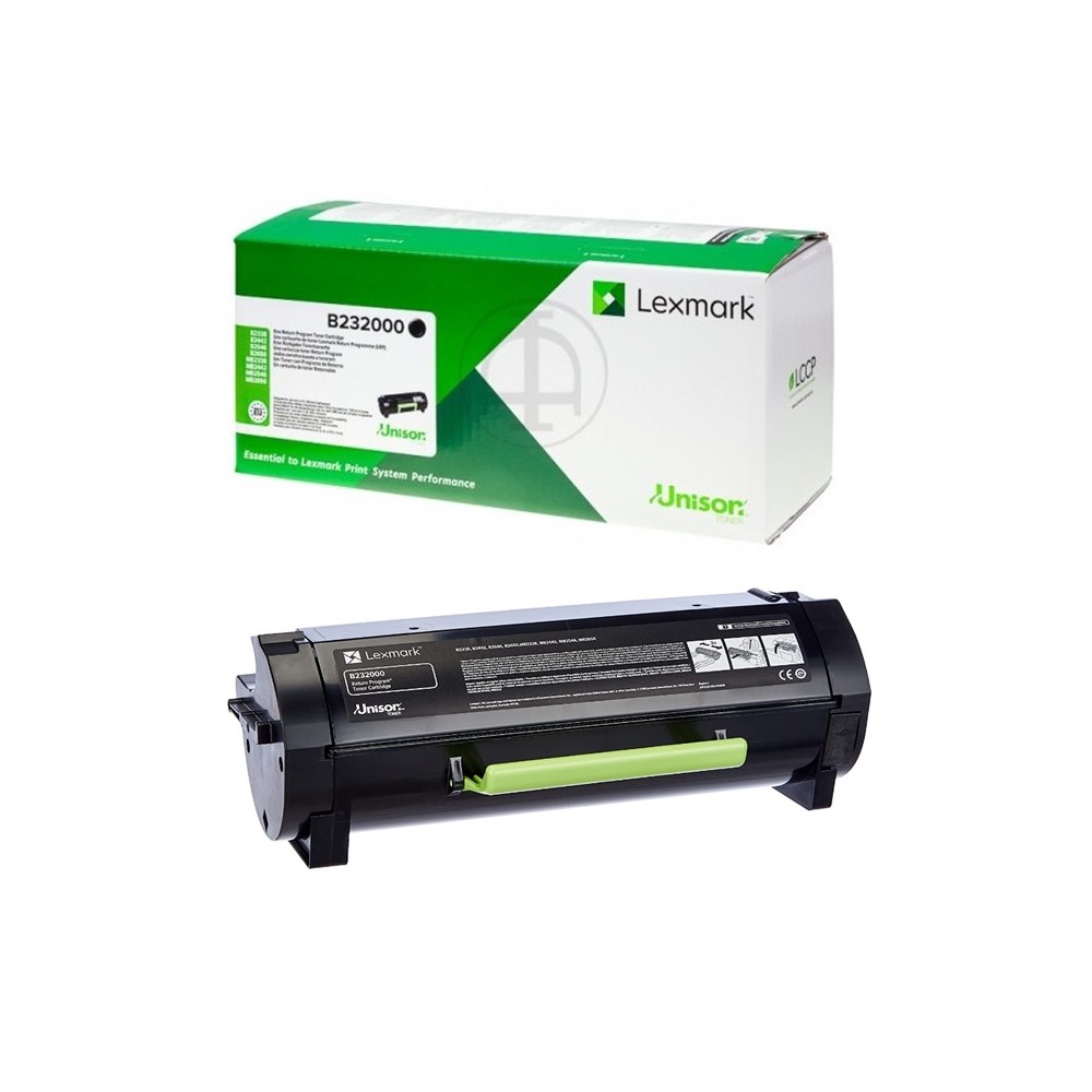 toner lexmark b232000 negro unidad