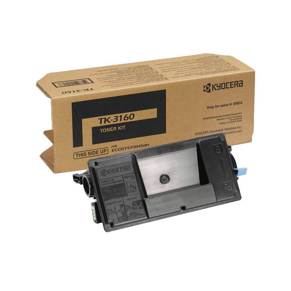 toner kyocera negro tk3160 12500 copias