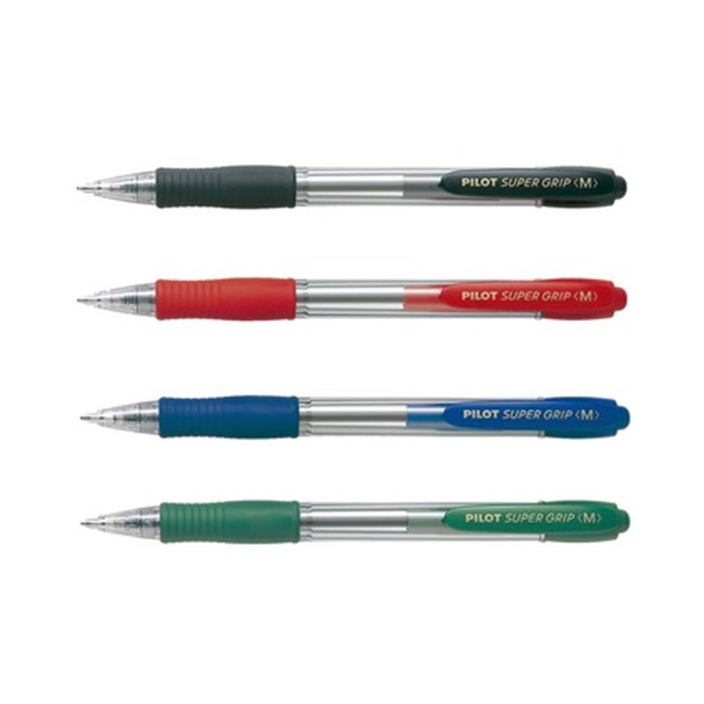 boligrafo pilot retractil supergrip bola 04mm trazo 10mm