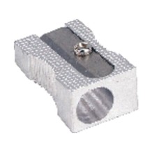 sacapuntas de metal con 1 agujero