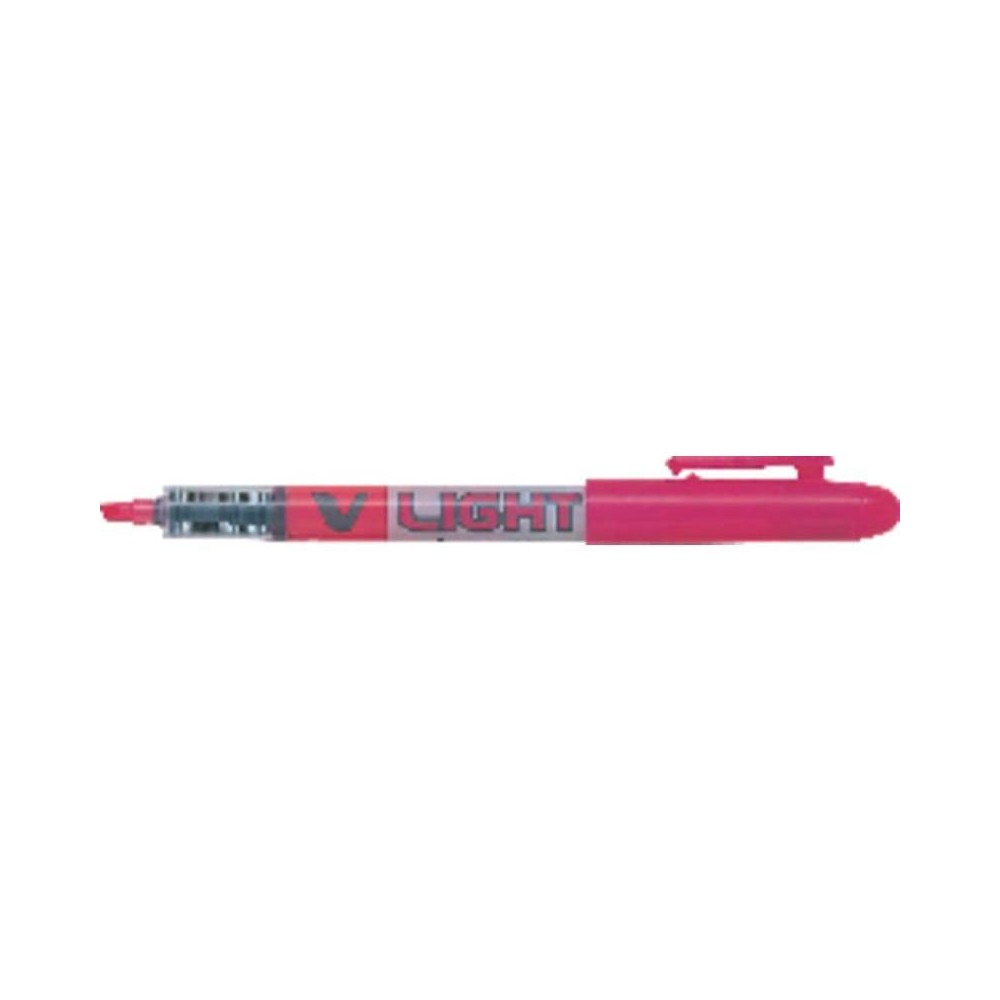 marcador fluorescente rosa v light pilot unidad