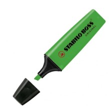 marcador fluorescente verde stabilo boss unidad