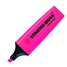 marcador fluorescente rosa stabilo boss unidad