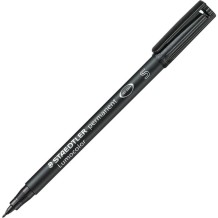 rotulador permanente negro f staedtler lumocolor unidad