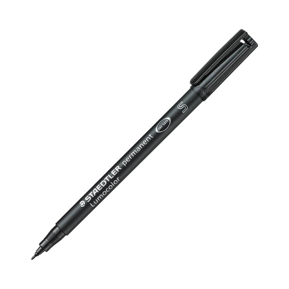rotulador permanente negro f staedtler lumocolor unidad