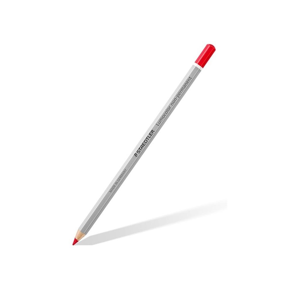lapiz multisuperficie rojo lumocolor non permanent unidad