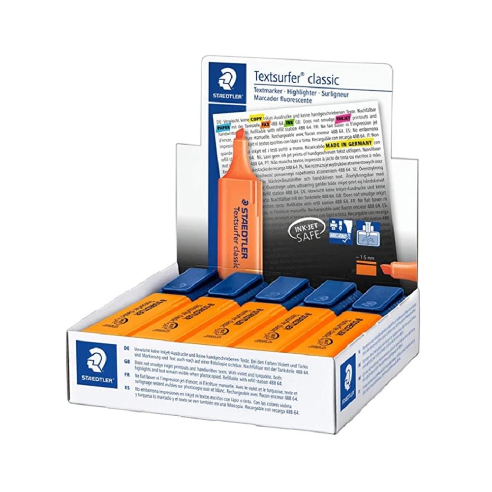marcador fluorescente staedtler textsurfer classic trazo 15